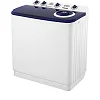 SPJ 15kg Twin Tub Washing Machine - Semi Automatic Washer & Spin Dryer - White (5 Years Warranty)