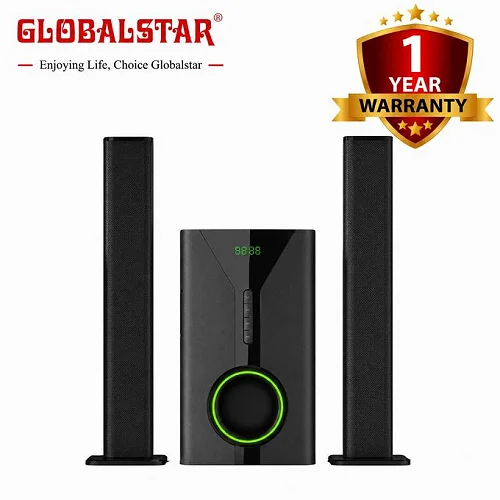 Globalstar GS-5502 2.1CH Multimedia Subwoofer Home Audio System - Bluetooth, USB, SD &amp; FM