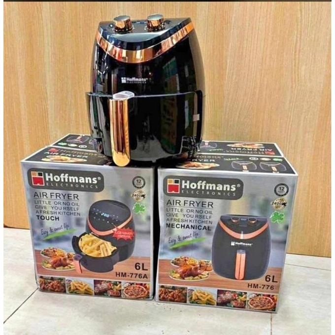 Hoffmans 6L Electric Air Fryer HM-776 – Mechanical Hot Air Cooker Black