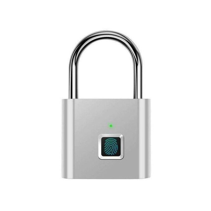 Aluminium Smart Fingerprint Door Handle Lock with Display
