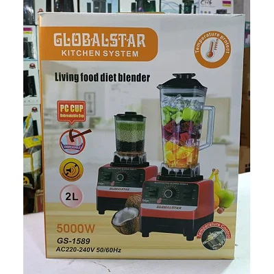 Global Star 2L Heavy-Duty Commercial Blender GS-1589 – Red