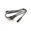 EU 2-Pin Power Cable for PC, TV, Ring Light and Electronics