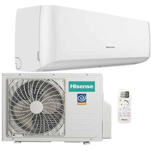 Hisense 12000 BTU Inverter Wall Split Air Conditioner For Cooling The Room Fast-White