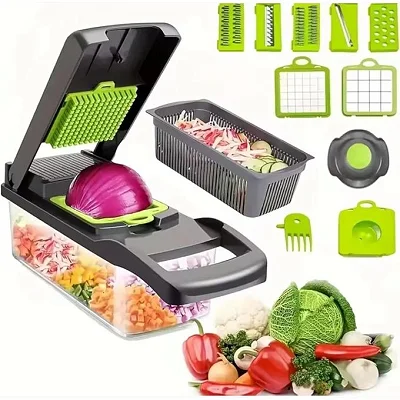 Kitchen Vegetable Cutter – Salad Chopper, Potato Slicer &amp; Grater
