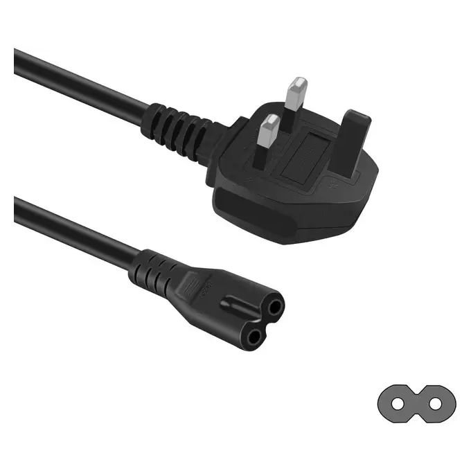 Cable Multifunction Uk 2 Pin Power Plug Cable