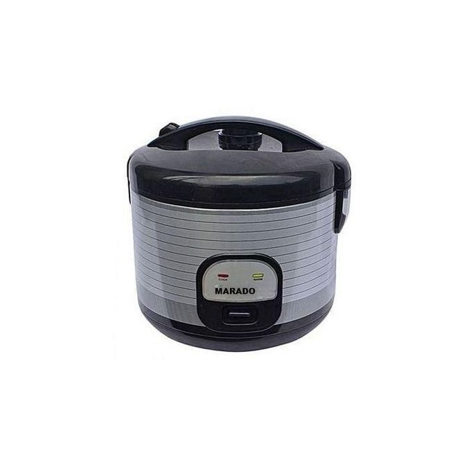 Marado Fast Cooking Electric Rice Cooker - 5Litres- Black