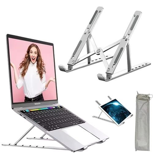 Adjustable Laptop Stand For 10inch Up To 15.6 Inch PC-Silver