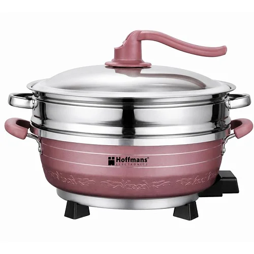 Hoffmans 8L Micro Pressure Cooker Instant Heating Electric Cooking Pot – Black