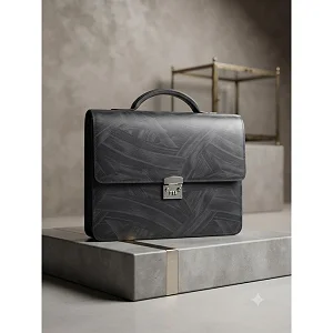 Men’s Leather Business Briefcase Shoulder Laptop Bag – Professional Work Bag