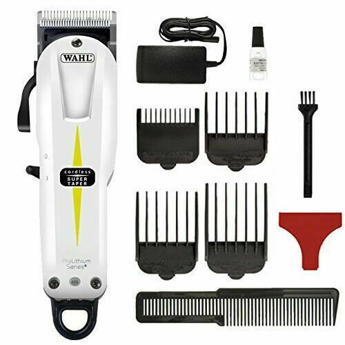 Wahl Rechargeable Cordless Super Taper Clipper-White