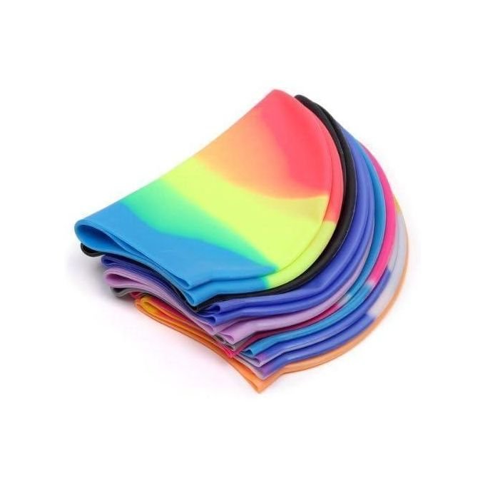 Highly Elastic Swim Caps-Multicoloured