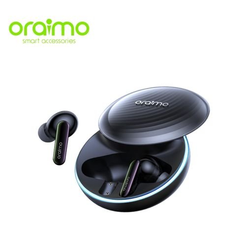 Oraimo SpaceBuds Wireless Bluetooth Earbuds Customized Voice Prompt Hybrid ANC Noise Cancellation