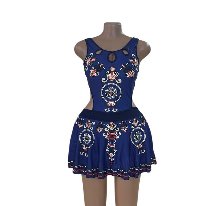 Laldies Free Size Swimming Costume Swimwear ( 20 - 32 years) - Multicolor (Copy)