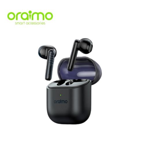 Oraimo FreePods Neo True Wireless Earbuds 50-hr Long Playtime Half In Ear - Black