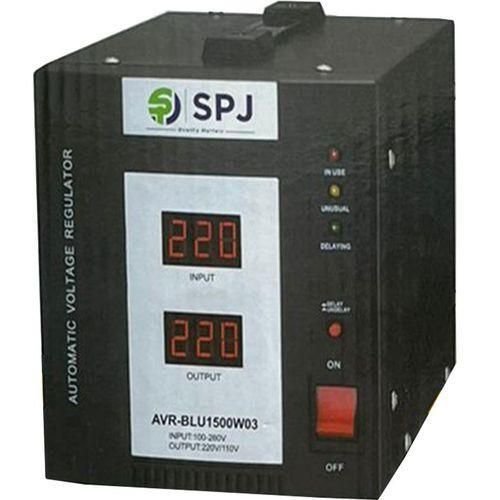 SPJ AVR-BLU500W01 Automatic Voltage Regulator 500W - Black (3YRS WRNTY)