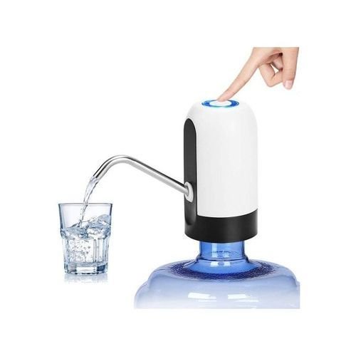 Automatic USB Charging Electric Water Pump Dispenser -White/Black