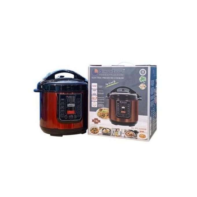 Simbaland 7L 14 In 1 Digital Electric Pressure Cooker - multcolour