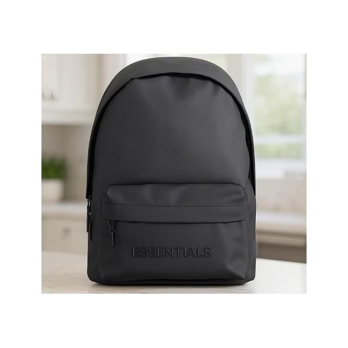 Essential Waterproof Backpack for College Students, Computer Bags, High School Students, Men & Women – Black