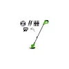 2 Batteries 48V Cordless Electric Lawn Mower & Grass Trimmer – Rechargeable Weed Cutter