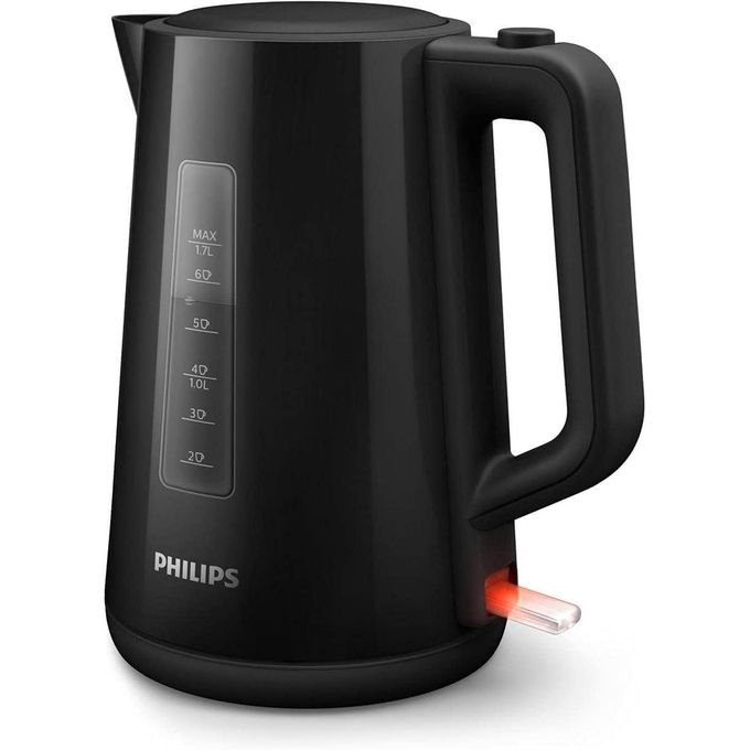 Philips Electric Kettle HD9318/21, 3000 Series, Automated Lid 1850W, 1.7 Litres - Black