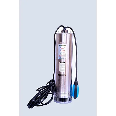 King Max 43 Metre / 142 Feet Head Electrical Lower Sucker Submersible Water Pump with Float Switch and Control Box