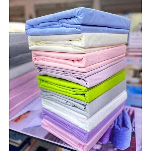 5x6 Striped Cotton Bedsheets 4 Piece Set (2 Bedsheets &amp; 2 Pillowcases) – Multicolor