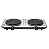 Max Plus Double Burner Electric Hotplate 2000W Stainless Steel