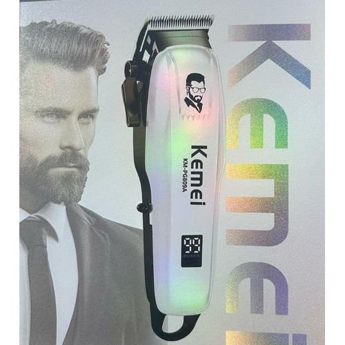 Kemei Rechargeable Hair Clipper Machine Professional With LCD Display