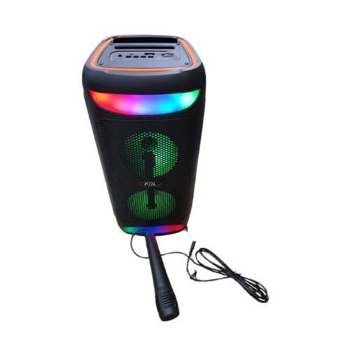 Mini Speaker With Tws Function FM Radio Aux USB Port And Wired Microphone - Multicolor