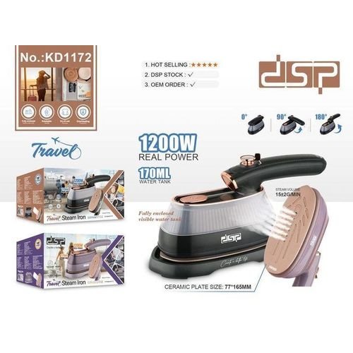 Dsp Handheld Garment Steamer and Mini Steam Iron - Multicolor
