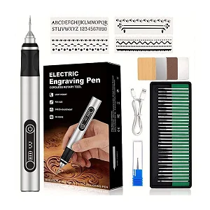 Rechargeable Engraving Pen 30-in-1 Cordless Rotary Tool Kit with LCD Display