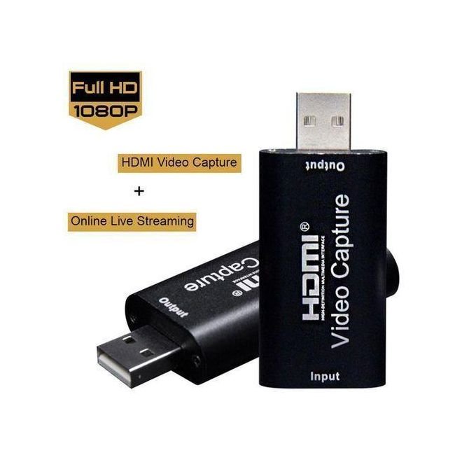 USB HDMI Video Capture Card – 4K Input & 1080P HD Capture for Gaming and Streaming