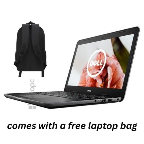 DELL Latitude 3380-Business Laptop, Intel Core i3, 13.3"- 6th/7th Gen, 8GB RAM, 500GB HDD Renewed (With a Free Laptop Bag) - Grey