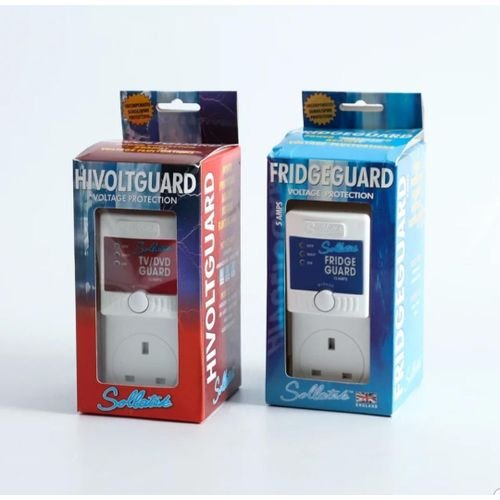 Sollatek 13A Fridge Guard Voltage Protection Plug with Delay Function – White