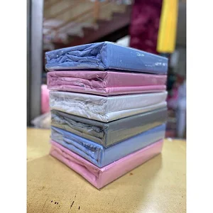 6x6, 4pcs Egyptian cotton bedsheets ( 2 bedsheets &2 pillow cases) -Multicolor