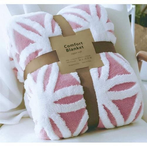 6x6 Soft Warm Fleece Blanket - Multicolor