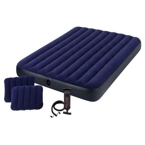 Intex (5*6) Inflatable air mattress with pillows and pump