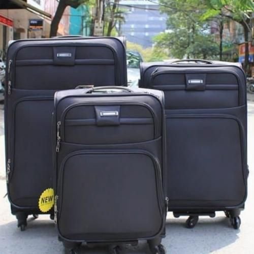 Leaves King 5 Wheels Trolley - Black