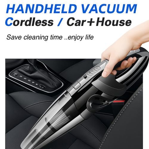 Wireless Vacuum Cleaner Rechargeable For Car Home, 120w