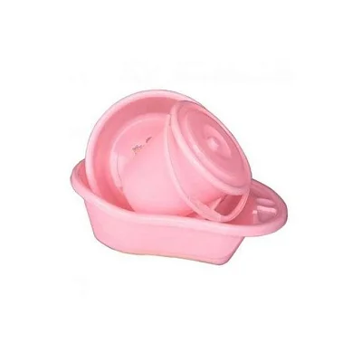 Baby Bath Basin, Basin &amp; Bucket Set – Pink