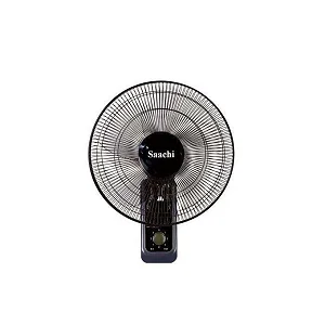 Saachi 16 Inch Wall Mount Fan With Powerful Wind Blades -Black