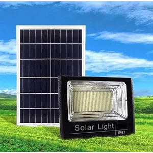 100W Solar LED Flood Light IP67 Waterproof with Solar Panel With Remote Control