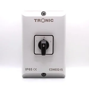 Tronic 32A Manual Changeover Switch – Mains & Generator Power Selector