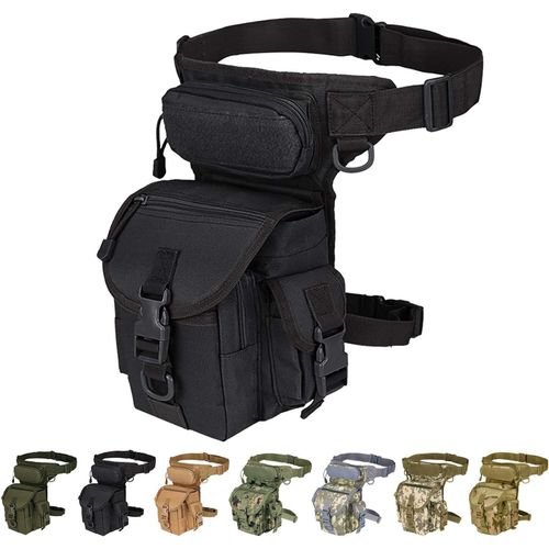 Pouch Bag Thigh Bag Motorcycle Leg Bag for Men Waist Pack for Military Cycling Hiking Hunting Riding Camping, Cycling Hiking horse Riding