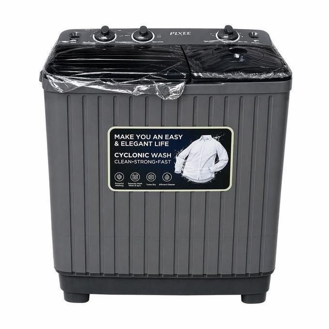6kg Twin Tub Washing Machine Wash & Spin  - Grey