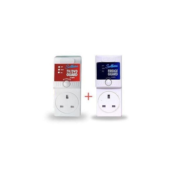 Sollatek Package Of TV Guard And Fridge Guard Protector-White