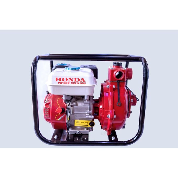 Honda High Pressure Petrol Engine Surface Water Pump – 3 Outlets Up To 200M - Red/white