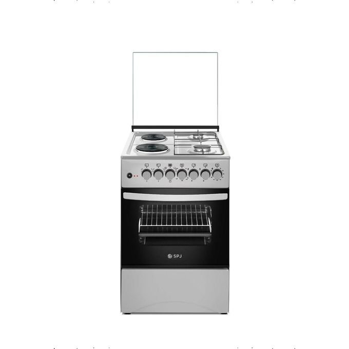 SPJ 50 X 50cm 2 Gas Burner + 2 Electric Plate Premium Cooker With Electric Oven