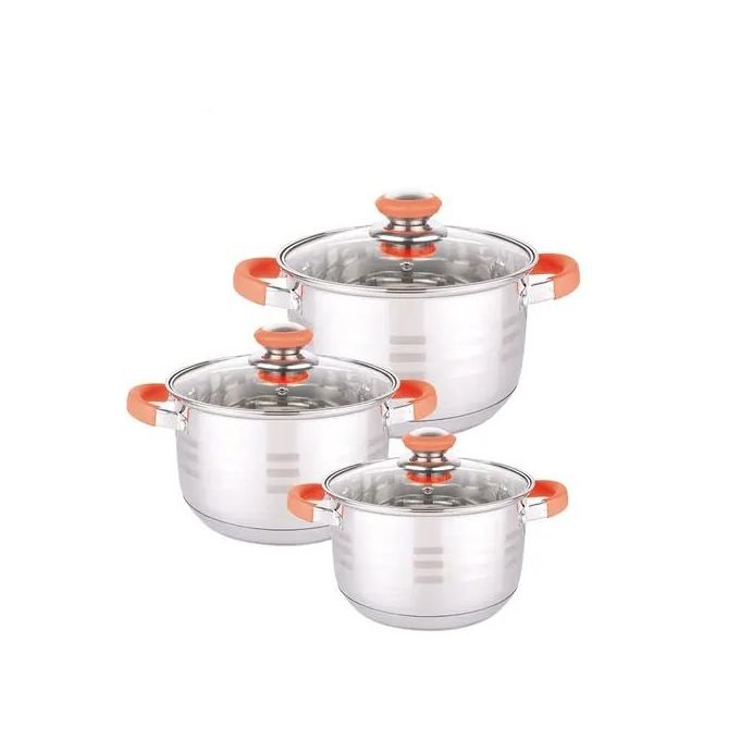 Kaisa Villa 6 Pieces Cookware Set Serving Dishes With Lids - Multicolor