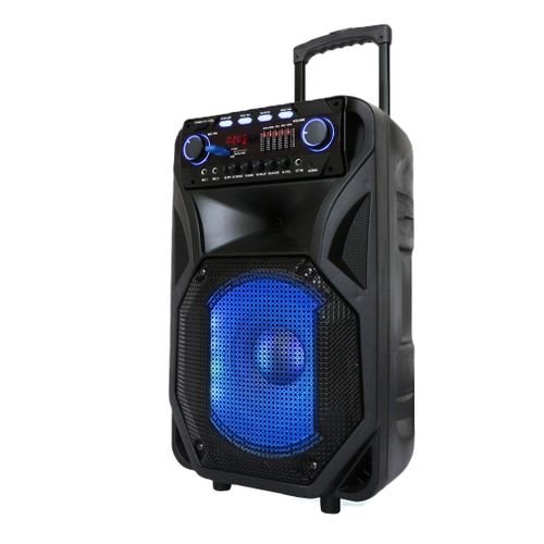 Smart Plus 12″ Amplified Public Address Speaker Rechargeable – Black